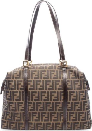 Fendi Pre-owned Fendi Zucca Canvas Shoulder Bag Ladies D667HSGLML22Y2OW