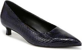 Naturalizer Natalia Pointed Toe Kitten Heel Pump in Midnight Blue at Nordstrom Rack, Size 6