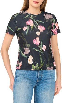 Ted Baker Crewneck T-Shirt in Black Multi at Nordstrom Rack, Size X-Small