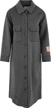 SOLOTRE Cappotto Oversize - - Coats - Donna - Grigio - XL