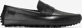 Cole Haan Mens Davies Grand Penny Driving Loafers - Black Size 10.5