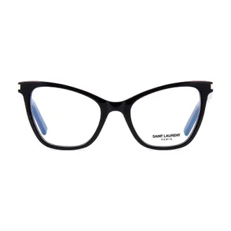 Saint Laurent SL219001 Cat-Eye Full Rim Eyeglasses - Black