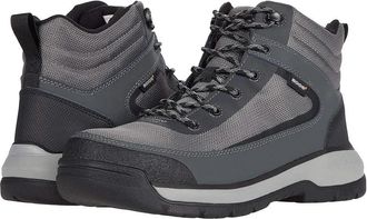 Bogs Mens Bogs Shale Mid 72673CT-062 Gray Black Composite Toe Work Boots DWA2054