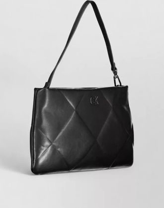 Calvin Klein quilted clutch bag