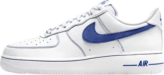 Nike Air Force 1 07 LV8 White / Deep Royal Blue HQ2037-100 Mens