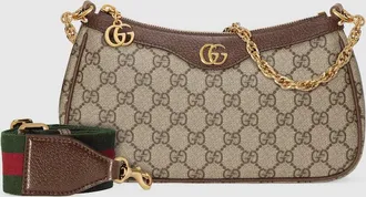 Gucci Ophidia Small Shoulder Bag, Beige, GG Canvas