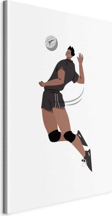 OEM Lienzo Artgeist Jugador Voleibol Blanco 80x120 Cm