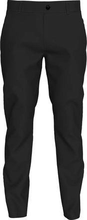 Calvin Klein Zwarte Broek Katoenen Stof - Heren - Chinos - Zwart - W36 - Katoen - Broeken