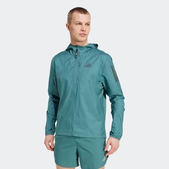 adidas Laufjacke ADIDAS PERFORMANCE OWN THE RUN, Herren, Gr. XXL, preloved teal, Obermaterial: 100% Polyester, normal, Jacken Laufjacke