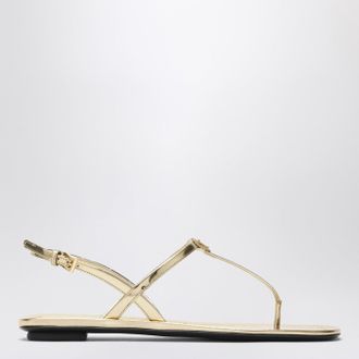 Prada Platinum thong sandals