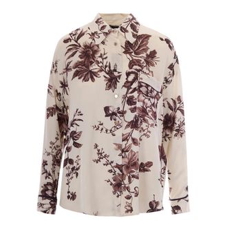 Liu Jo Shirts, female, Multicolor, Size: XS Printed Satin Shirt