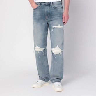 Amiri Jeans Met Scheuren Antiek Indigo