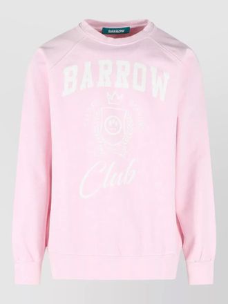 Barrow cotton sweatshirt crew neck long sleeves