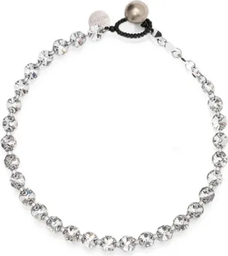 Maria Calderara Necklace Crystal Diamond Choker