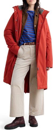 Seasalt Cornwall Janelle Waterproof Coat in Dark Cinnamon at Nordstrom, Size 16 Us