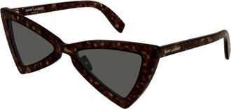Saint Laurent Jerry Zonnebrillen - Dames - Zonnebrillen - Bruin - 53 MM - Nylon - Accessoires
