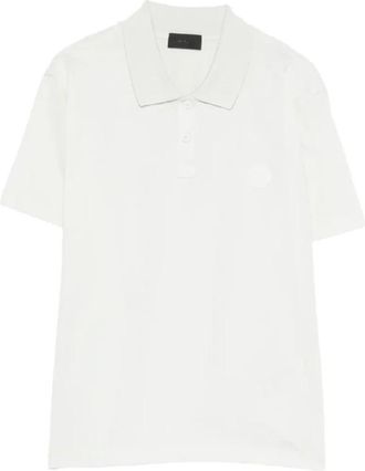 Moncler SS Polo - Dames - Polos - Wit - XS - Katoen - Tops