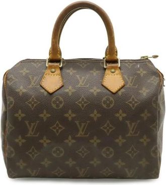 Louis Vuitton Pre-owned Speedy 25 Monogram Handbag - Dames - Vintage Handtas - Bruin - ONE Size - Vintage