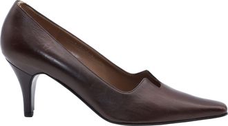 Gucci Pre-owned Womens 75mm Pumps in Brown Leather - Size EU 36