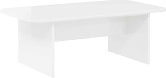vidaXL Mesa De Caf&eacute; Brillante 93 X 53 X 33 Cm Madera De Ingenier&iacute;a Vidaxl