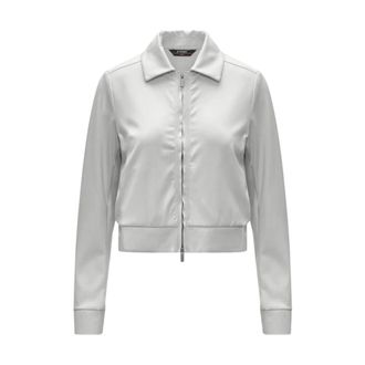 K-Way ISY SL Spacer Fleece Jacket - Dames - Leren en Su&egrave;de Jassen - Wit - L - Leer - Jassen