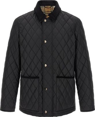 Burberry Black Quilted Regular Jacket