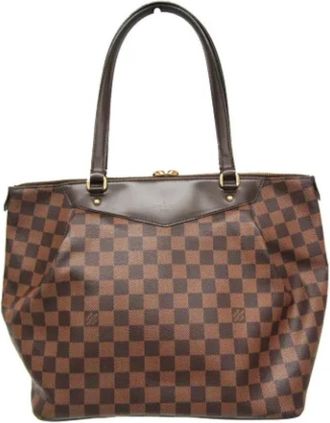 Louis Vuitton Pre-owned Canvas shoulder-bags - Dames - Vintage Shopper - Bruin - ONE Size - Vintage