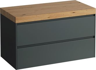 Laufen Lani Plan De Lavabo Ch&ecirc;ne Sauvage Incl. Meuble - Laufen