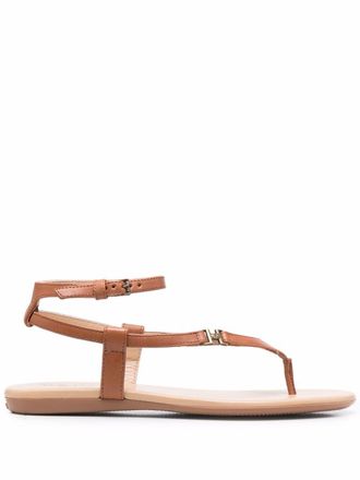Hogan open toe sandals - Brown