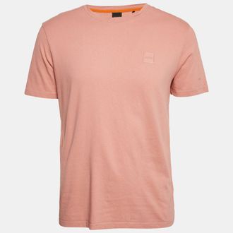 Boss Orange by Hugo Boss Peach Pink Jersey Tales T-Shirt