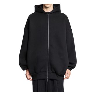 Fear of God Zip-throughs, male, Black, L, Athletics Zip Up Hoodie