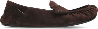Acne Studios Schoenen, Heren, Bruin, 40 EU, Leer, Suede Saddle Loafers