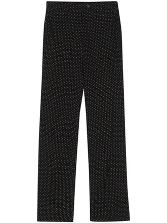 N&deg;21 Pantaloni dritti a vita alta - Nero