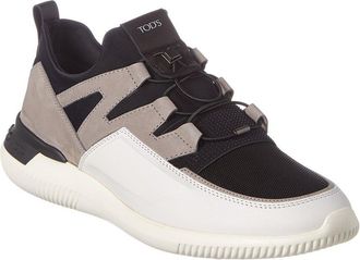 Tod's Active Sport Light Suede & Neoprene Sneaker