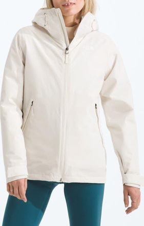 The North Face Carto Mono TriClimate Waterproof 3-in-1 Jacket in White Dune at Nordstrom, Size Xx-Large