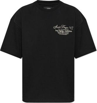 Amiri Logo T-shirt - Heren - T-shirts - Zwart - M - Katoen - Tops