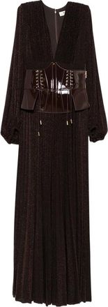 Elisabetta Franchi V-neck Maxi Dress