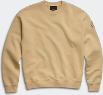 Canada Goose Manteau &agrave; col rond Wander Tonal Label (Femmes, Ecru Beige, TP)