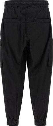 Thom Krom Wrinkled-Effect Organic Cotton Cargo Pants - Black