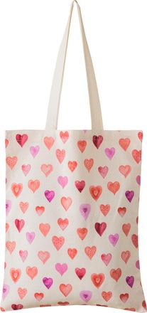 Maison d'Hermine Tote Bag for Women 100% Cotton Reusable Grocery Tote Bags for Shopping Kitchen Beach Travel Perfect for Gifts (Sweethearts)