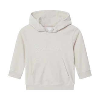 Givenchy Kids Sweatshirts, male, Beige, 4 Y, Ribbed Hooded Sweatshirt