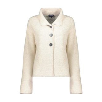 Bloomings Truien & Vesten, Dames, Beige, L, Wol, A-lijn Vest