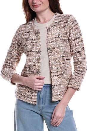 Nic+Zoe NIC+ZOE Tonal Mix Knit Jacket