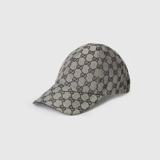 Gucci GG Cotton Canvas Baseball Hat, Blue