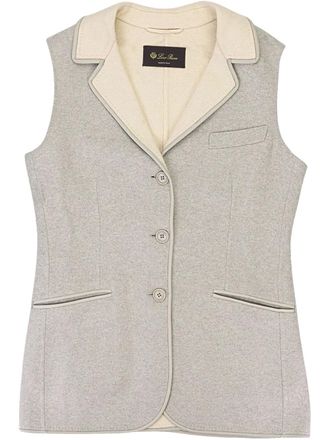 Loro Piana Jools waistcoat - women - Fabric - S - Grey