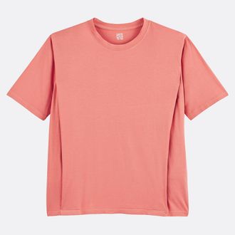 La Redoute Collections Katoenen T-shirt met ronde hals, korte mouwen