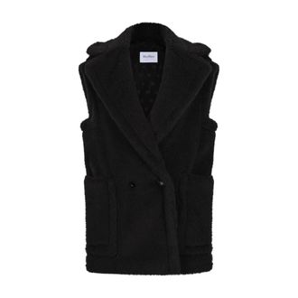 Max Mara Vests, female, Black, Size: 2XS Bormida Vest