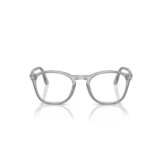 Persol 0po3007v Translucent Acetate Eyeglasses with Smoky Grey Tint
