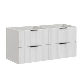 Petits Meubles Mueble bajo lavabo estratificado Blanco