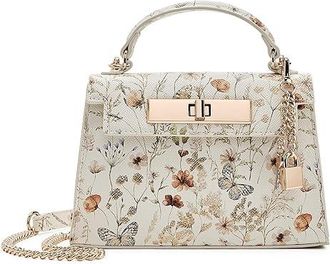 Aldo Leoraa Satchel Womens Handbags Other White, Polyurethane